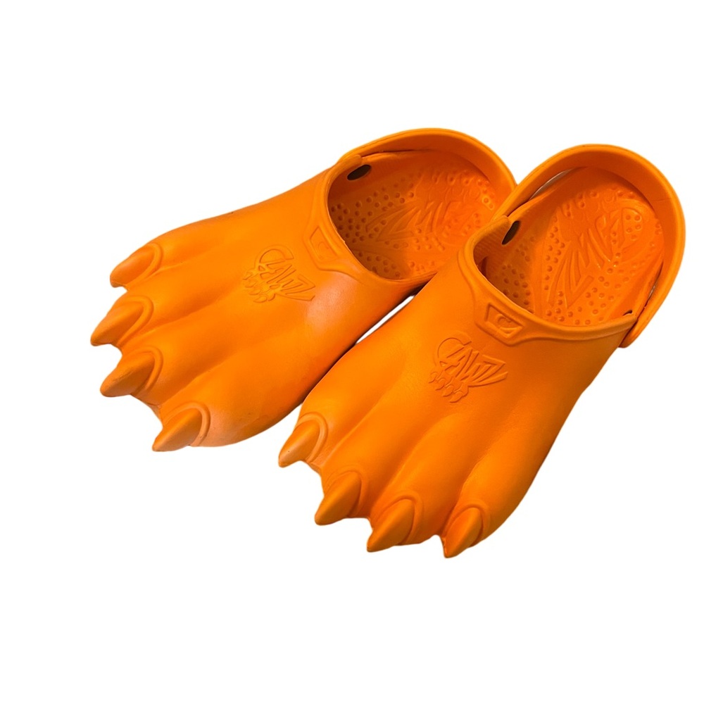 Orange Clawz Sandals Wmns 6